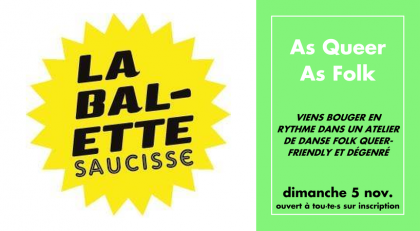 Le logo de la balette-saucisse en forme de soleil